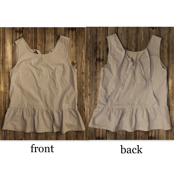 Tie Back Peplum Top by J. Crew - Picture 2 of 4